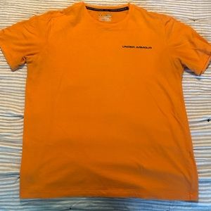 Orange Under Armour T-shirt Size Md Loose Fit